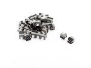 Unique Bargains 30pcs 6 Pins Latching Type Tact Tactile Push Button Switches 13mmx8.5mmx8.5mm