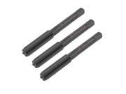 3 x Electric Drill HSS CO Straight Flutes M8 x 1.25mm Taper and Plug Metric Tap