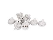 10pcs 6mm Plastic Oven Controller Fan Speed Switch Cooker Gas Stove Range Knobs