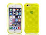 Transparent Yellow Dotted TPU Ultra Slim Case Cover for Apple iPhone 6 4.7