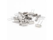 Unique Bargains 20 Pcs 2Pins 25MHZ 25.000MHz Frequency Passive Quartz Crystal Oscillators HC 49S