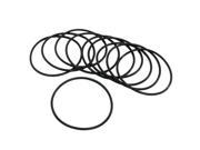 Unique Bargains 10Pcs Mechanical Black O Rings Oil Seal Washers 47mm x 42.2mm x 2.4mm