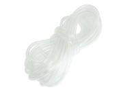 10M x 5mm Clear White Silicon Flexible Air Pump Oxygen Pipe for Fish Tank