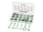 Unique Bargains 265 Pieces 18 Sizes O ring Oil Seal Sealing O Ring Gaskets Green