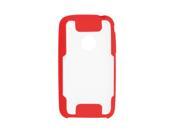 Plastic Protective Skin Case Cover Clear Red for iPhone 3G