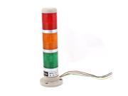 DC 24V 3 Bulbs Red Green Yellow Warning Stack Lamp Industrial Signal Tower Light