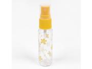 Unique Bargains Orange Clear Flower Printed Water Spray Bottle Atomizers 20cc