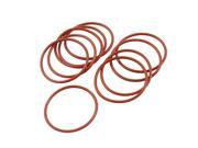 Unique Bargains 10 Pcs 38mm Outside Diameter 2mm Thickness Silicone O Ring Seal