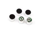 Unique Bargains Mini 9.7mm x 6.7mm Electret Pickup Condenser Microphone Capsule 5 Pcs