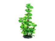 Unique Bargains 11 Height Fish Landscaping Simulation Green Plant Decor W Small Flowers