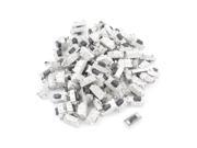 Unique Bargains 100 Pcs 4 Pin Momentary Side Pushbutton Tactile Tact Switches 3x6x5mm