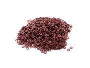 3200pcs 2mmx4mmx0.5mm Red Flat Insulating Fiber Washer Gasket for M2 Screw