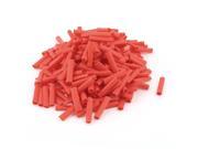 Unique Bargains 300pcs 5mm Ratio 2 1 Red Polyolefin Heat Shrink Tubing Cable Wire Wrap