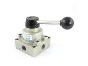 HV 03 3 8PT 4 Way 3 Position Air Hand Operated Pneumatic Valve