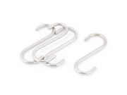 4pcs Home Bedroom Kitchen Hardware S Hooks for Hanging Pots Coat Bag