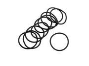 Unique Bargains 10 x Industrial Flexible Black Rubber O Ring Seal Washer 31mm x 2mm