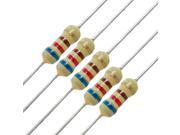 Unique Bargains 100 x 1 4W 250V 620 ohm Carbon Film Resistor Axial Lead