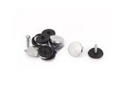 22mm Dia Round Cap Screw Home Office Decorative Fittings Mirror Nails 8Pcs