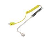 Unique Bargains Unique Bargains Fork Terminal 50 to 500 Celsius Yellow Coiled Wire Thermocouple Probe