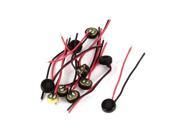 10Pcs Double Wire Leads Electret Condenser Microphone Pick up 4mm x 2mm