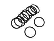 Unique Bargains Industrial Flexible Rubber O Ring Seal Washer 25m x 2.4mm 10 Pcs