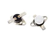 2 Pieces NC Normal Close Thermostat Temperature Switch KSD301 75C AC 250V 10A