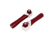 Unique Bargains Pair Aluminum Alloy Front Suspension Shock Absorber Decorative Bottles Red