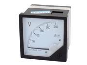 Unique Bargains AC 0 250V Analog Panel Volt Voltage Meter Voltmeter Gauge