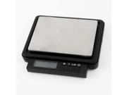 2Kg LCD Display Digital Weight Pocket Scale Tool Black Silver Tone