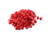 Unique Bargains 150Pcs Red Soft Plastic PVC Insulated End Sleeves Caps Cover 16mm Dia