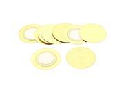 10 Pcs 20mm Diameter Piezoelectric Copper Buzzer Film Gasket