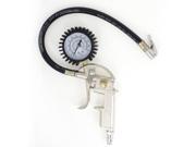 0 220 Psi Portable Car Vehicle Auto Tire Inflator Gun with Tyre Pressure Gauge