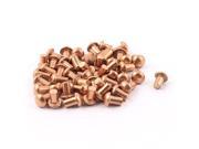 50 Pcs 5 32 x 1 4 Round Head Copper Solid Rivets Fasteners