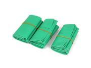 Unique Bargains Green 70mm Diameter 2 1 Polyolefin Tube Sleeving Heat Shrink Tubing 1M 3pcs