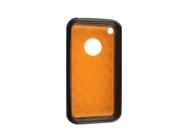 Plastic Phone Screen Protect Cover Clear Orange Black for iPhone 3G