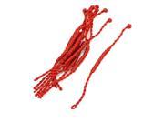 Unique Bargains 10 Pcs Red Lucky Handmade Braid Cord Ankle Wrist Bracelet Cord Rope