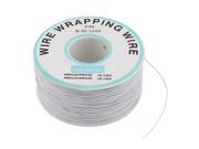 Unique Bargains 1000ft 305M 0.25mm Tin Plated Copper Wire Wrapping Cable Reel 30AWG White