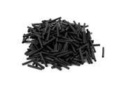 Unique Bargains 400Pcs Polyolefin 2 1 Heat Shrink Tube Sleeving Wrap Wire 3mmx30mm
