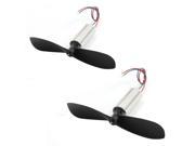 4 in 1 100mA 40000RPM DC 3.7V Motors w Helicopter Propellers for Micro Glider