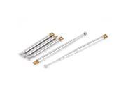 5pcs 15.5cm 5 Sections Telescopic Pole Antenna Aerial for RC Remote Controller