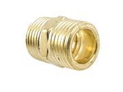 Unique Bargains 25 32 Thread Full Port Brass Connector Water Pipe Fitting