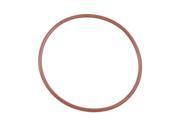 Unique Bargains 10 Pcs Dark Red Silicone O Rings Oil Seal Gaskets Washers 65mm x 2.5mm