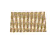 Unique Bargains 4mm Brown Rhinestone Faceted Crystal Sticker Decorating for Auto Cars