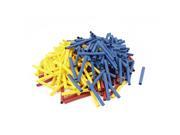 300Pcs 3mm 2 1 Heat Shrink Tube Sleeving Wrap Wire Kit Red Yellow Blue