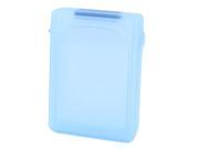 Unique Bargains Portable Plastic Protective 3.5 HDD Hard Drive Disk Store Tank Box Case Blue