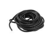 Unique Bargains 8mm 11.5M Polyethylene Computer Manage Cord Spiral Cable Wire Wrap Tube