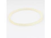 Unique Bargains 3mm Pitch 280mm Girth Double Sided Engine PU Timing Belt Beige