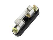 10A 250V Circuit Protection Boat Glass Fast Blow Tube Fuses 8 x 37mm w Base