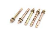 5 Pcs 8mm Male Threaded Metal Hex Nut Sleeve Anchor Expansion Bolt Hardware
