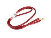 Unique Bargains Red 6Ft Cable Plastic Casing Inline Car Audio Stereo Fuse Holder